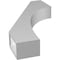 Ekena Millwork 3 1/2-in. W x 16-in. D x 28-in. H Westlake Architectural Grade PVC Knee Brace BRCP035X16X28WTL - alternate 4